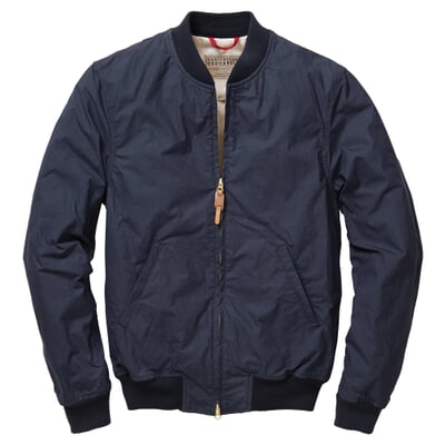 manufactum Herrenblouson Baumwolle Navy