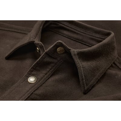 manufactum Herren-Hemdjacke Moleskin Braun Bestseller