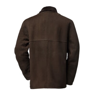 manufactum Herrenjacke Islandlammfell Dunkelbraun VIP-Rabatte