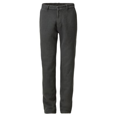 manufactum Herrenhose Baumwolle und Leinen Grafit