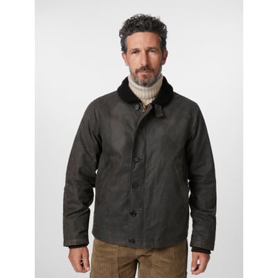 manufactum Herren-Deckjacket Dunkelbraun Nur noch ein Tag übrig