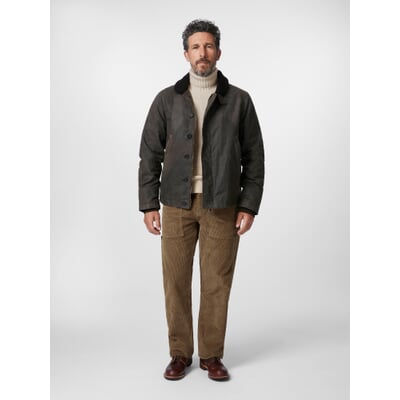 manufactum Herren-Deckjacket Dunkelbraun Nur noch ein Tag übrig