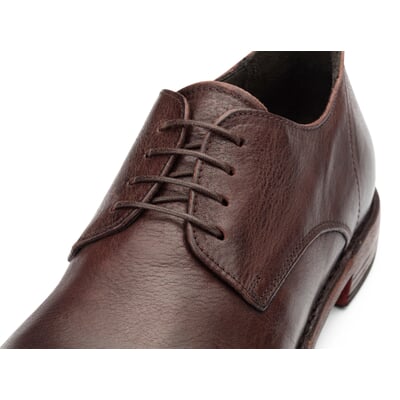 manufactum Herren-Halbschuh Dunkelbraun Kostenloser Versand international
