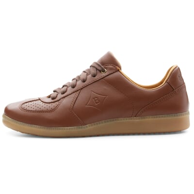 manufactum Herren-Sneaker Rindleder Braun zollfrei
