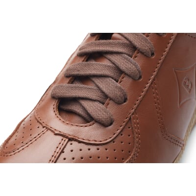 manufactum Herren-Sneaker Rindleder Braun zollfrei