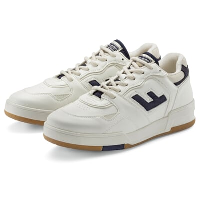 manufactum Herren-Sneaker Leonardo Weiß-Blau