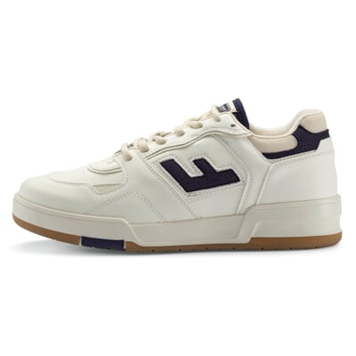 manufactum Herren-Sneaker Leonardo Weiß-Blau 50% Rabatt für begrenzte Zeit