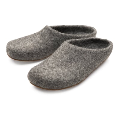 manufactum Filzpantoffel Tiroler Steinschaf Grau