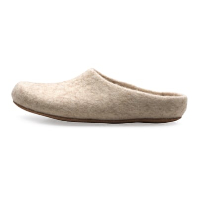 manufactum Filzpantoffel Coburger Fuchsschaf Beige Verkauf