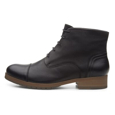 manufactum Hoher Herrenschuh Rindleder Schwarz Schlussverkauf