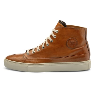 manufactum Herren-Leder-Schnürboot Cognac Fabrikverkauf
