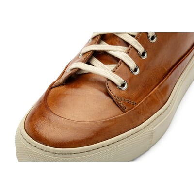 manufactum Herren-Leder-Schnürboot Cognac Fabrikverkauf