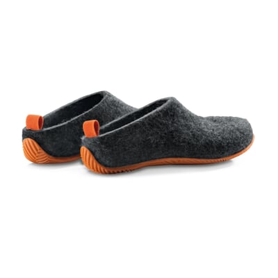 manufactum Hausschuhe Lahtiset Schwarz / Orange Meist gekauft