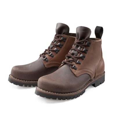 manufactum Arbeitsstiefel Juchtenleder Braun