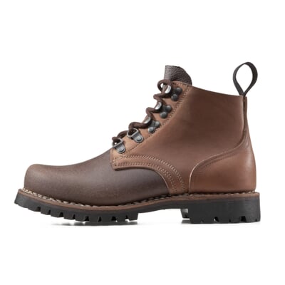 manufactum Arbeitsstiefel Juchtenleder Braun Sonderangebot