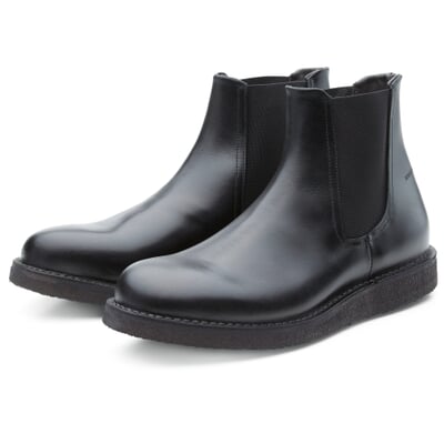 manufactum Herren-Chelsea-Boot Schwarz