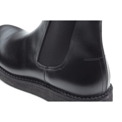 manufactum Herren-Chelsea-Boot Schwarz Rabatt