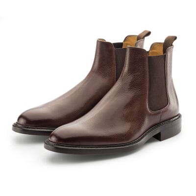 manufactum Herren-Chelsea-Boot Braun