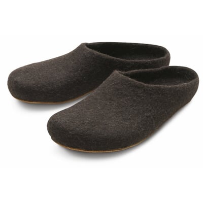 manufactum Filzpantoffel Juraschaf Dunkelbraun Online Shopping