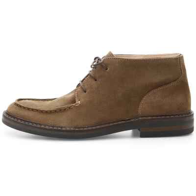 manufactum Herren-Schnürboot Rauleder Taupe Preisnachlass
