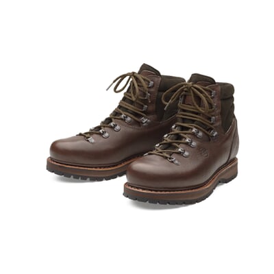 manufactum Herren-Wanderschuh Yakleder Dunkelbraun