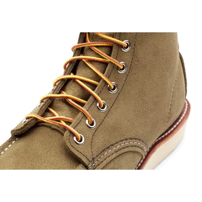 manufactum Herren-Moc Boot Rauleder Oliv Lagerräumung