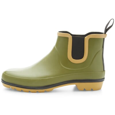 manufactum Herren-Gummistiefelette Oliv-Schwarz Blitzangebot