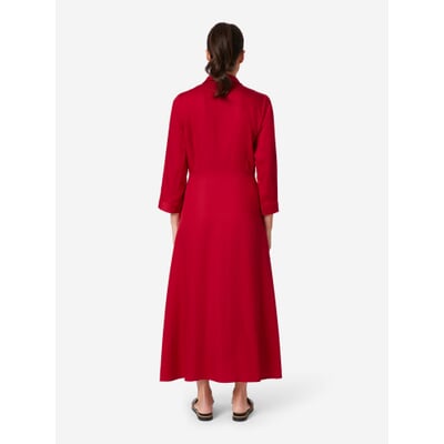 manufactum Damen-Midikleid Rot Nur für heute