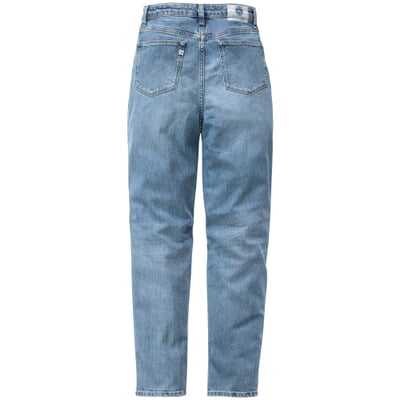 manufactum Damenjeans Tapered Stretch Mittelblau Nur noch ein Tag übrig