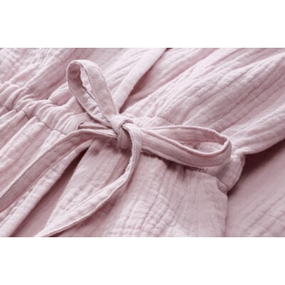 manufactum Damen-Wickelkleid Musselin Rosé Kostenloser Versand international