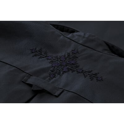 manufactum Damen-Hemdblusenkleid Blauschwarz Fabrikladen