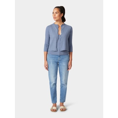manufactum Damen-Strickjacke Hellblau Speichern exportieren