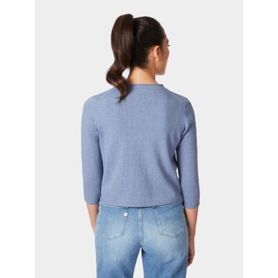 manufactum Damen-Strickjacke Hellblau Speichern exportieren