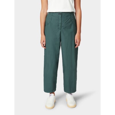 manufactum Damen-Stoffhose Grün Im Verkauf
