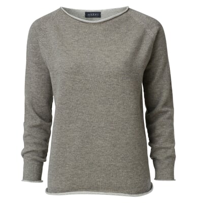 manufactum Damenpullover Merinowolle Beigebraun