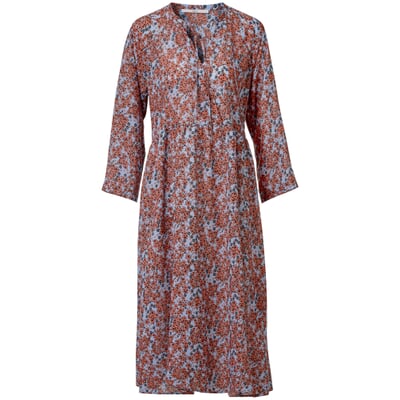 manufactum Damenkleid Flower Print Bleu