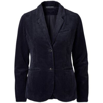 manufactum Damen-Cordblazer Dunkelblau