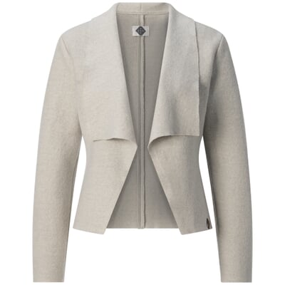 manufactum Damen-Strickjacke Naturweiß