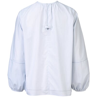 manufactum Damen-Oversizebluse feingestreift Weiß-Blau Angebote