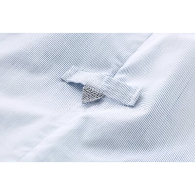 manufactum Damen-Oversizebluse feingestreift Weiß-Blau Angebote