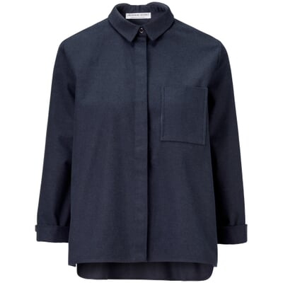 manufactum Damenjacke 7/8-Ärmel Dunkelblau