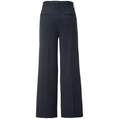 manufactum Damen-Nadelstreifenhose Blau Rabatt
