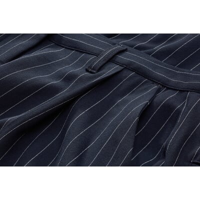 manufactum Damen-Nadelstreifenhose Blau Rabatt