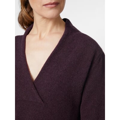 manufactum Damen-Strickkleid Aubergine Günstig kaufen