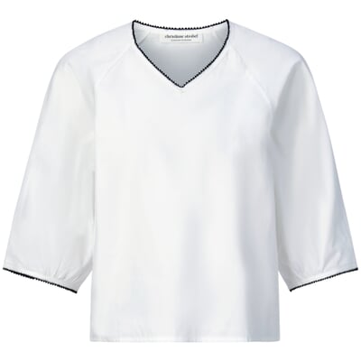 manufactum Damen-Blusenshirt Naturweiß
