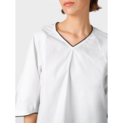 manufactum Damen-Blusenshirt Naturweiß Versandkostenfrei
