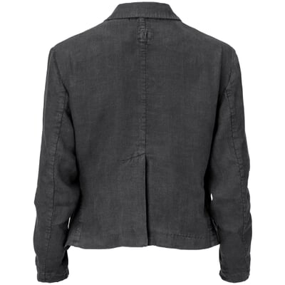 manufactum Damen-Wickelblazer kurz Anthrazit Vatertagsangebot