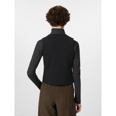 manufactum Damen-Strickweste Schwarz Große Rabatte