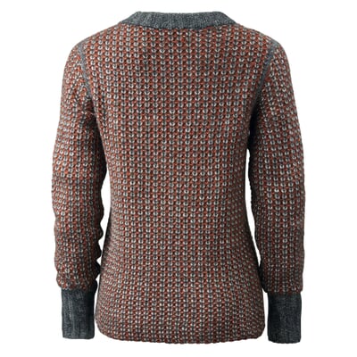 manufactum Damenpullover Grau-Rost Riesige Ersparnisse