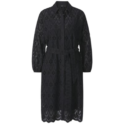 manufactum Damen-Spitzenkleid Schwarz